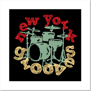 New York Grooves - Fancy Drums Posters and Art